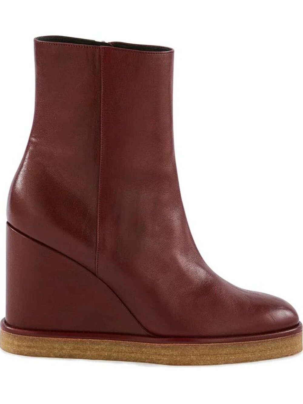 CELINE Women's Manon Wedge Ankle Boot in Calfskin Size 38/US8